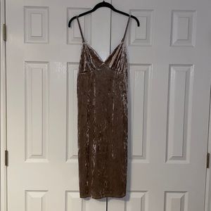 NWT Lavender Velvet Bodycon Dress